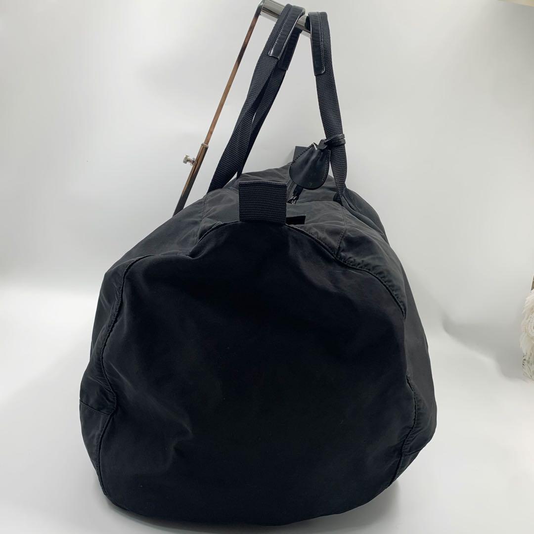 T*o様 【✨美品✨】 プラダ 三角ロゴ ボストンバッグ ナイロン ブラック