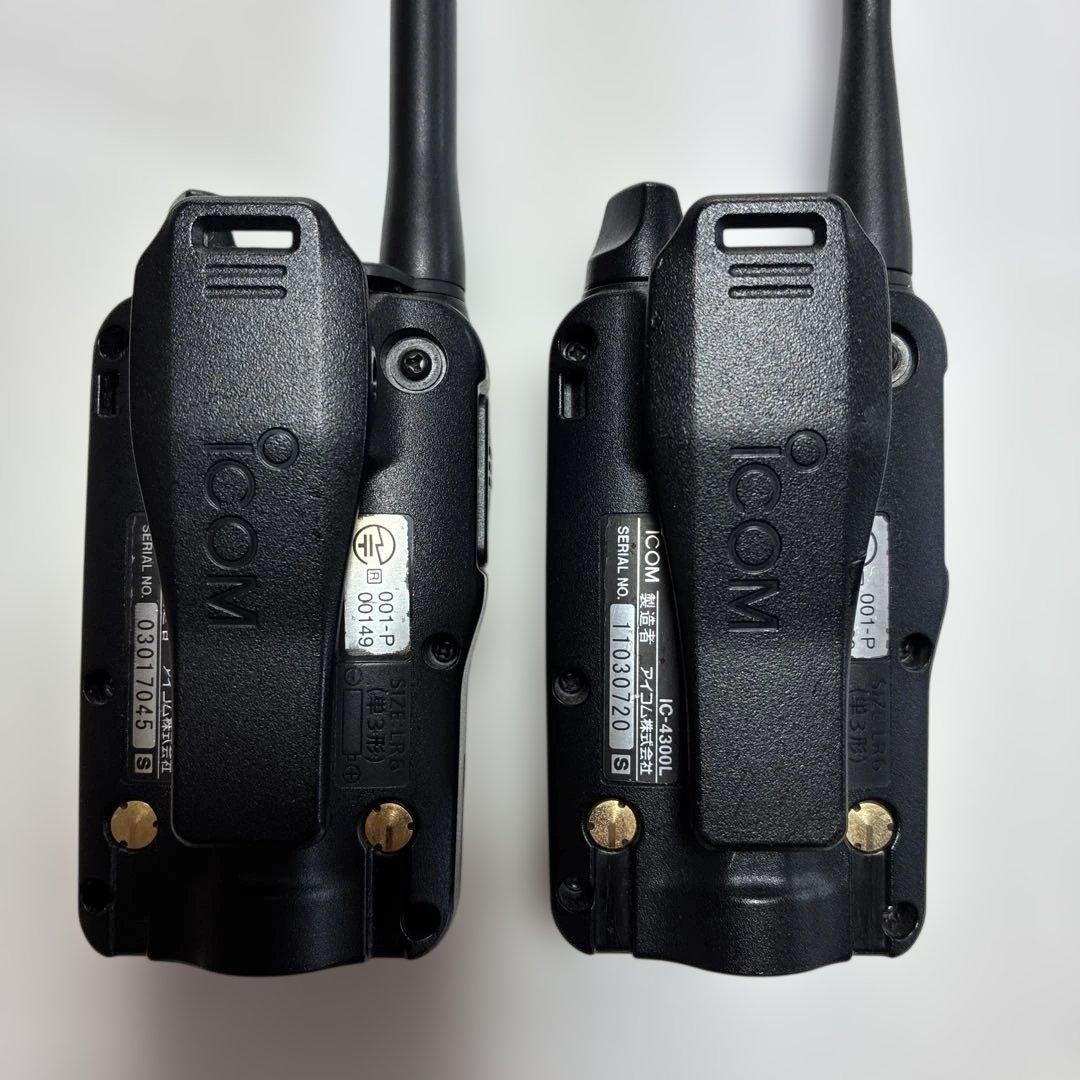 アイコム　特定小電力トランシーバー　IC-4300 IC4300L