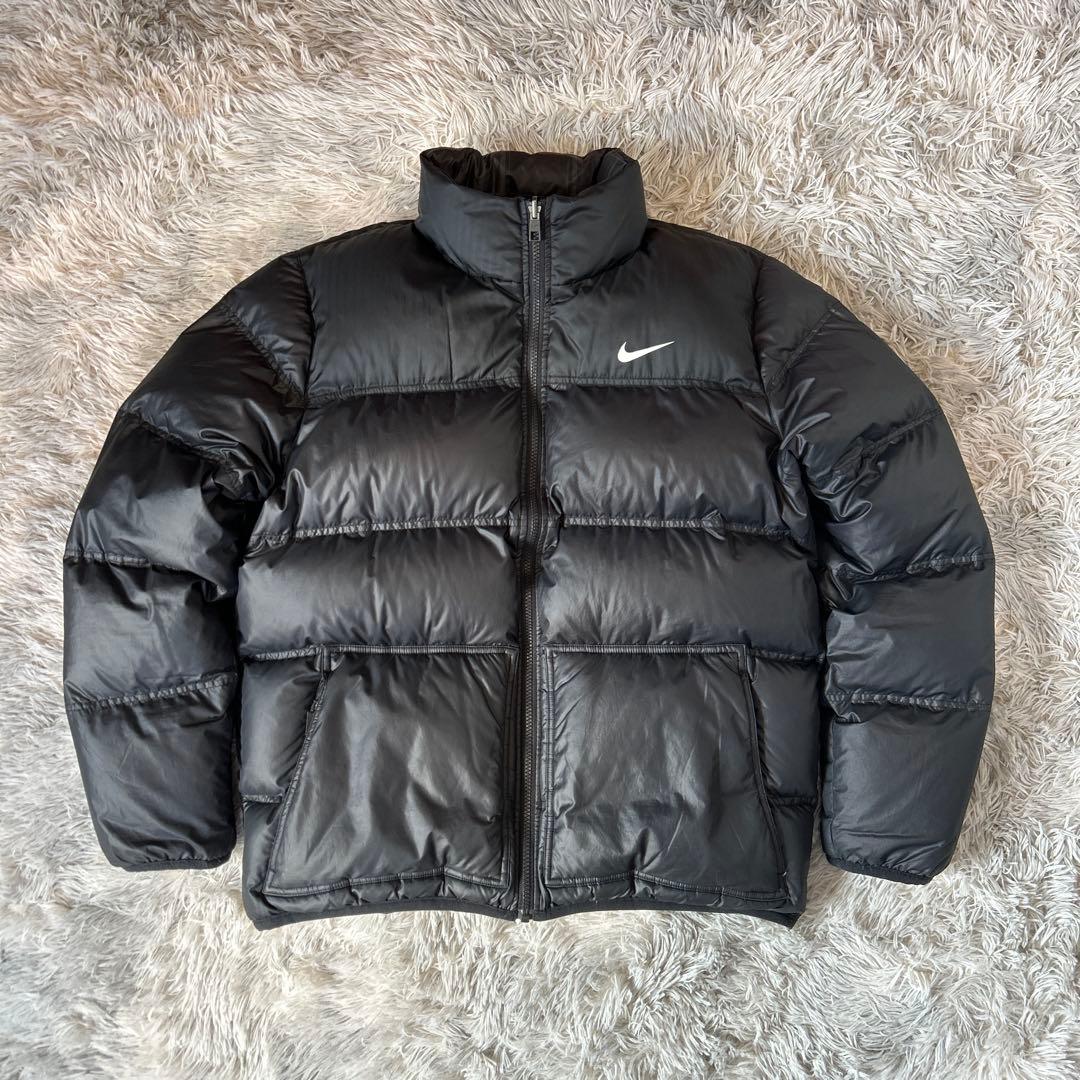 00s NIKE ダウンジャケット リバーシブル 肉厚 ヌプシ型 550 y2k