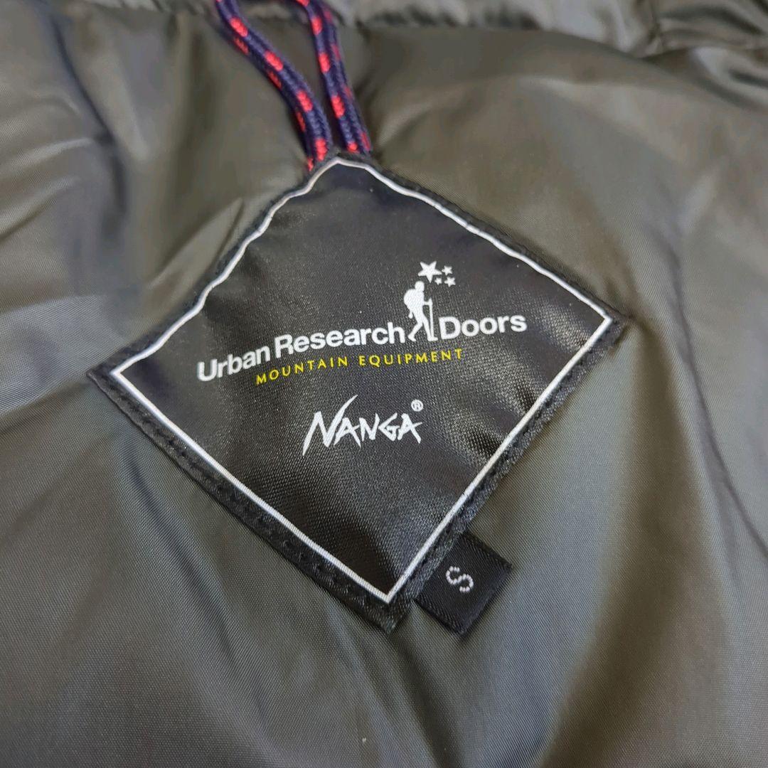 ナンガ アーバンリサーチドアーズ オーロラ ダウンジャケット ネイビー S