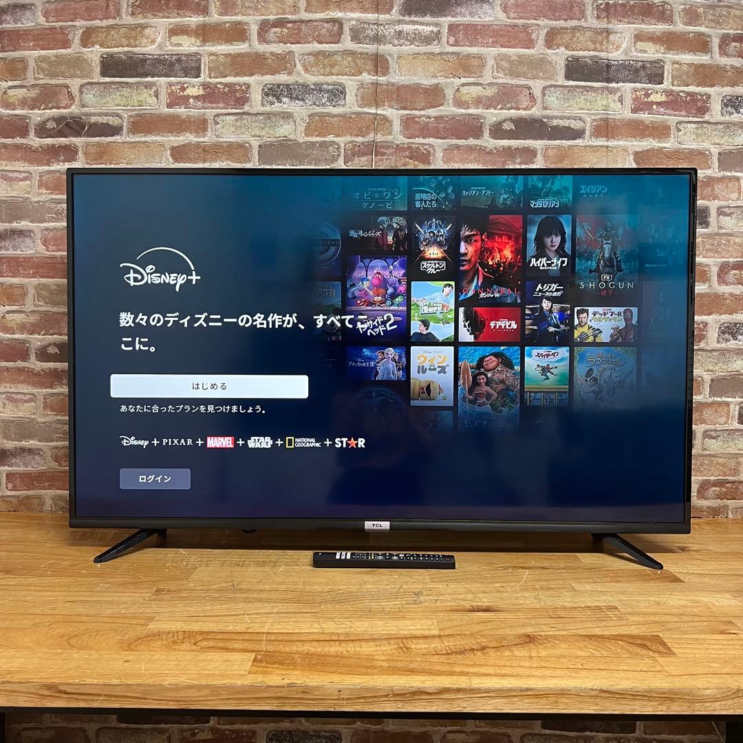2023年製！ TCL 50V型 4K 液晶テレビ スマートテレビ 50P618