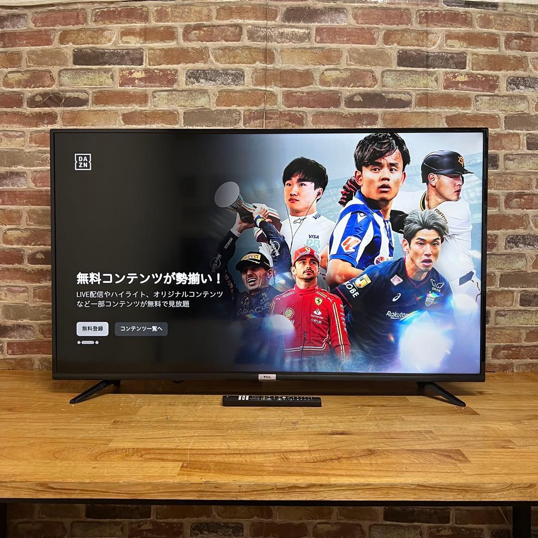 2023年製！ TCL 50V型 4K 液晶テレビ スマートテレビ 50P618