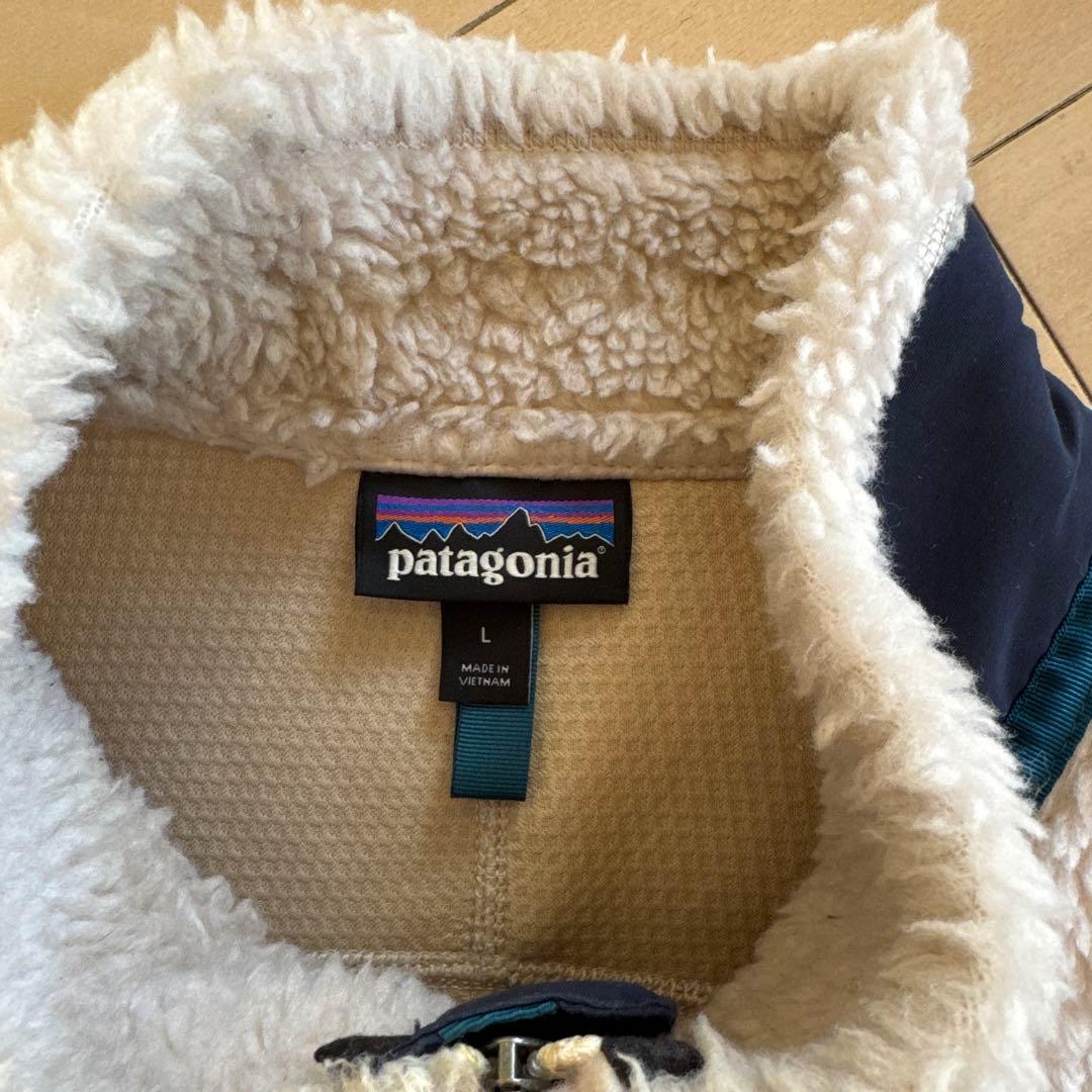 patagonia パタゴニア クラシックレトロXベスト Lサイズ アイボリー