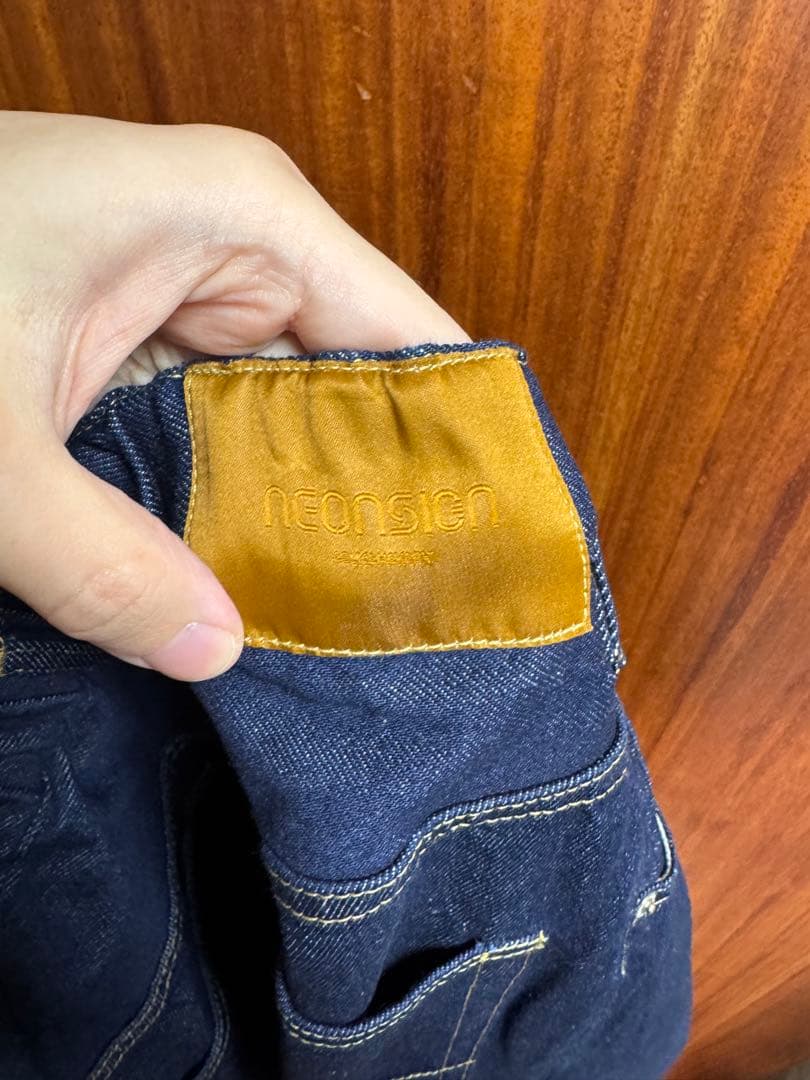 NEON SIGN Wide Denim Slacks ネオンサイン