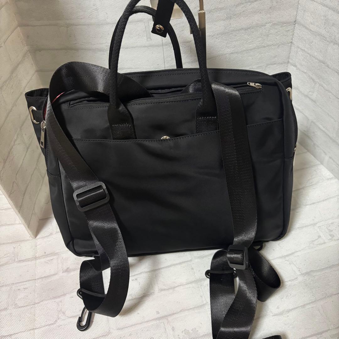 SELENT ETHER 2WAY ナイロン ビジネスバッグ ブラック PC収納