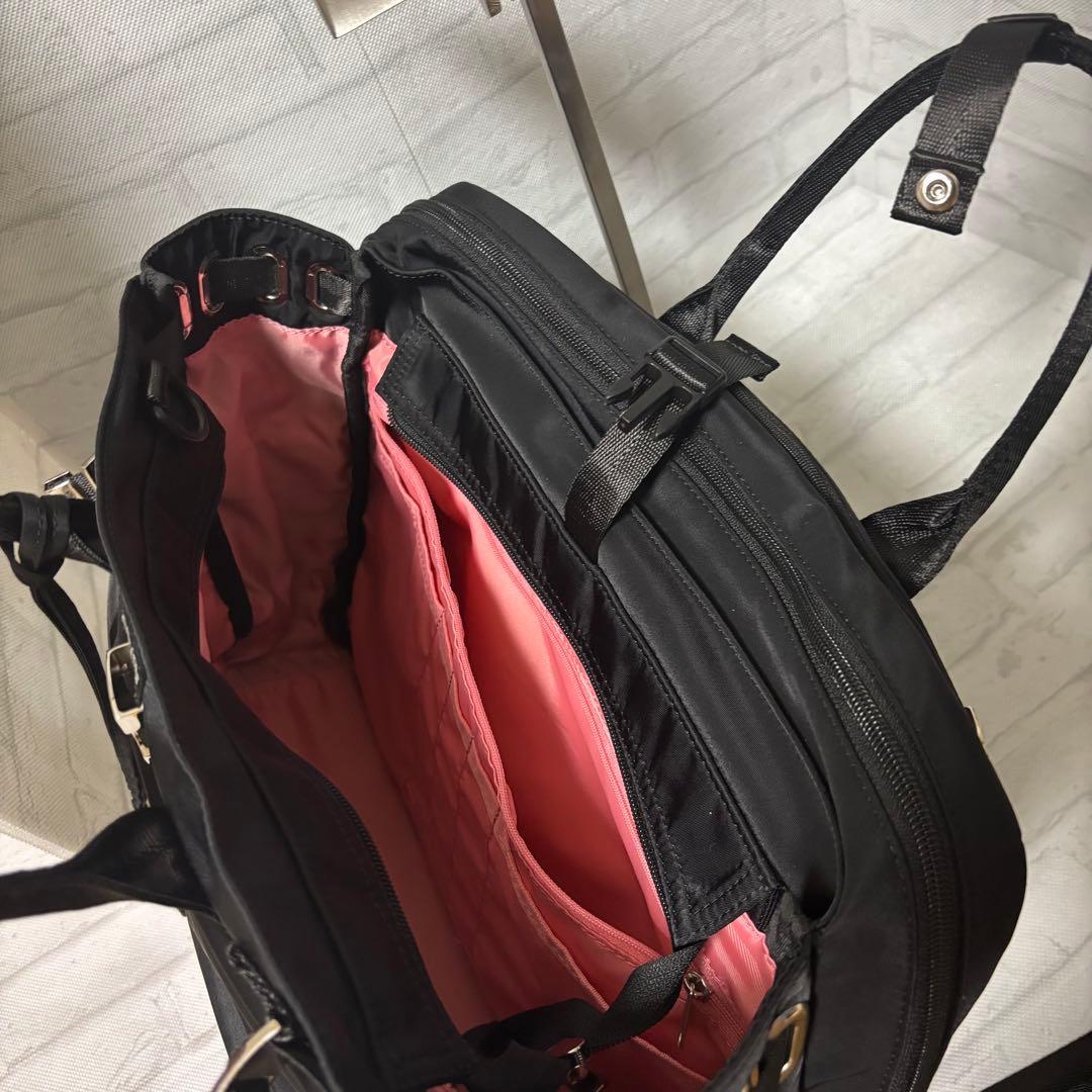 SELENT ETHER 2WAY ナイロン ビジネスバッグ ブラック PC収納