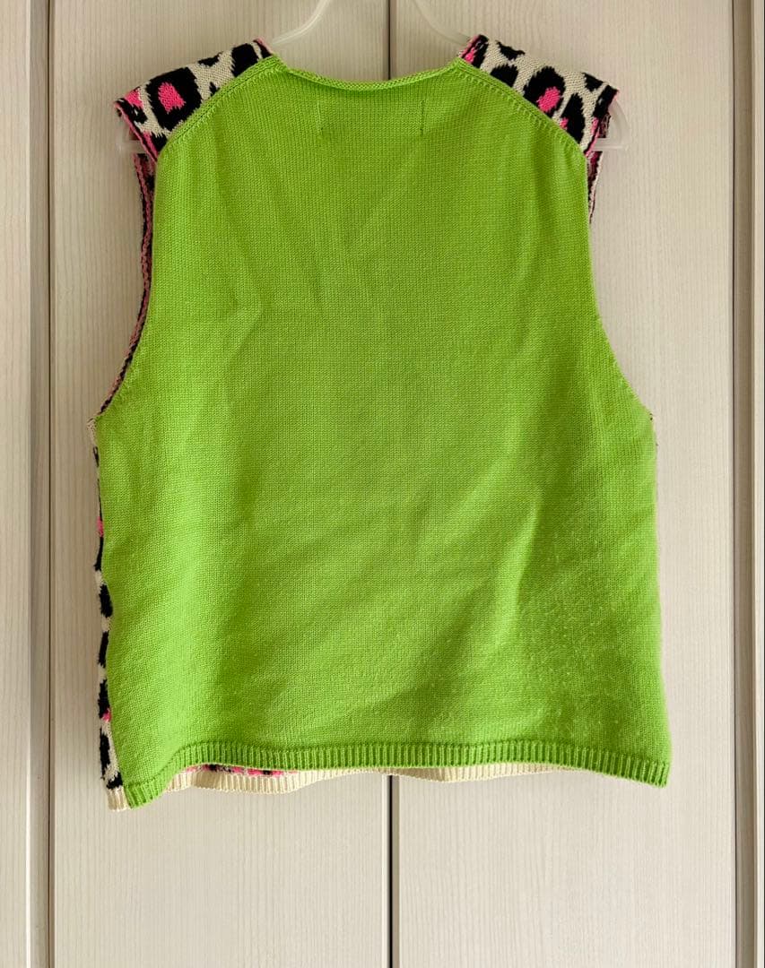 コムデギャルソンオムプリュス レオパード柄 ニット M