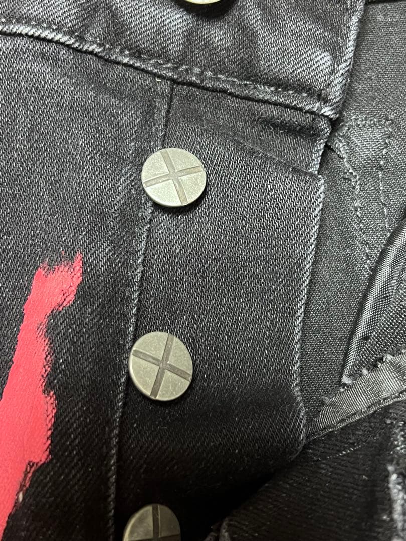 ksubiブラックデニムスリムフィット