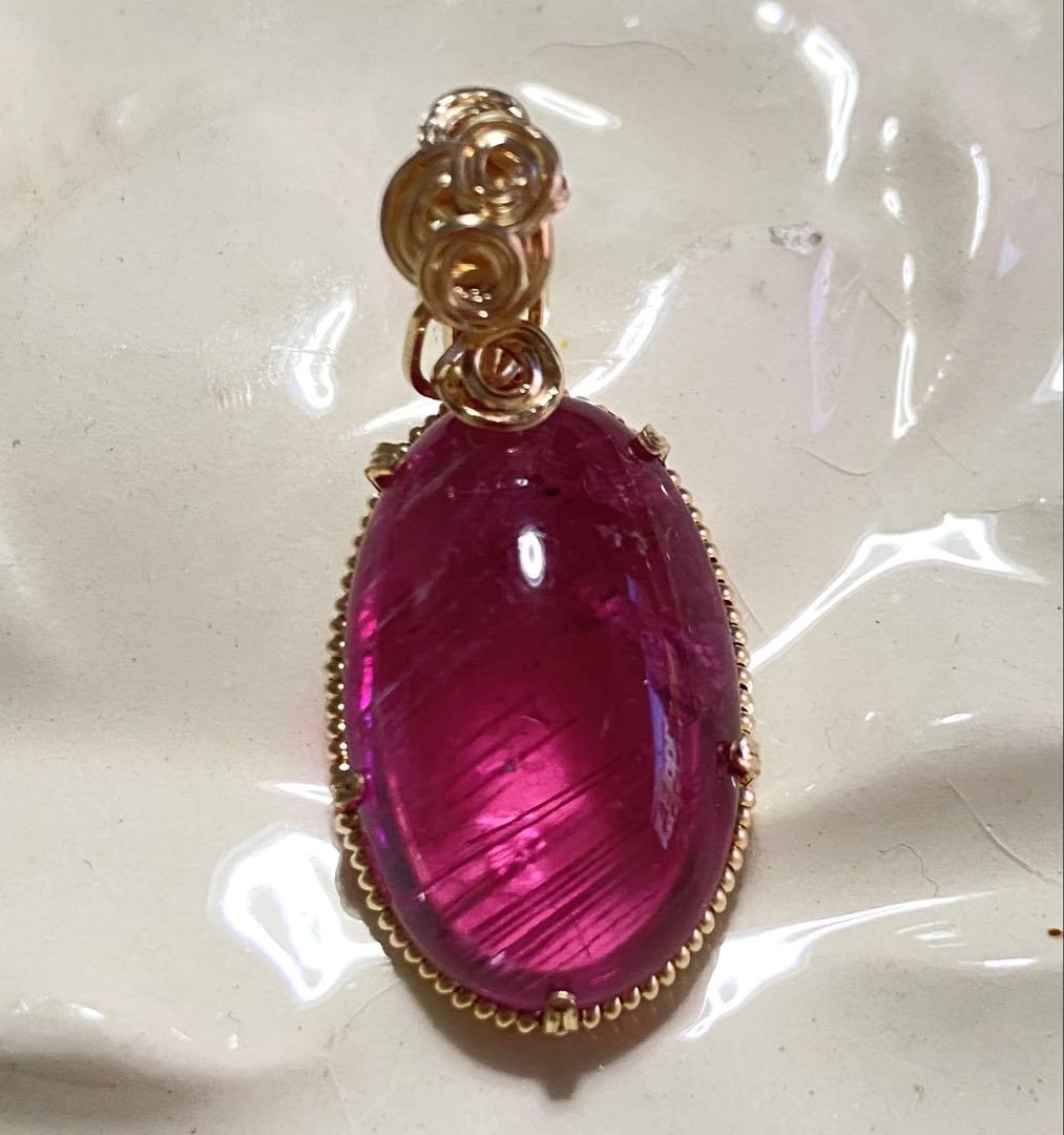 ハンドメイドペンダントトップ⭐︎ルベライトトルマリン