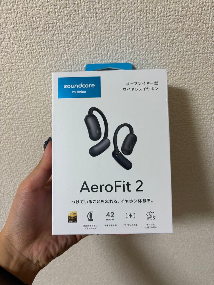 soundcore AeroFit 2 ワイヤレスイヤホン ブラック