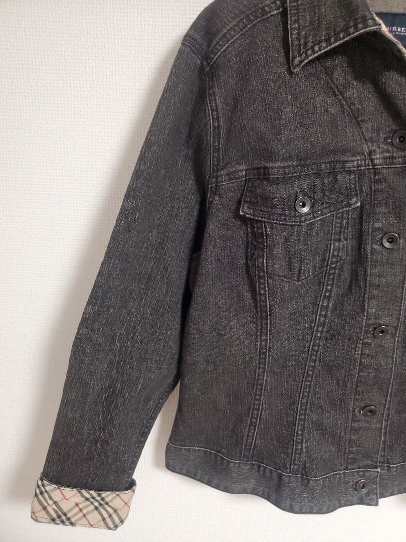 【美品】BURBERRY LONDON デニムジャケット Gジャン 15BR