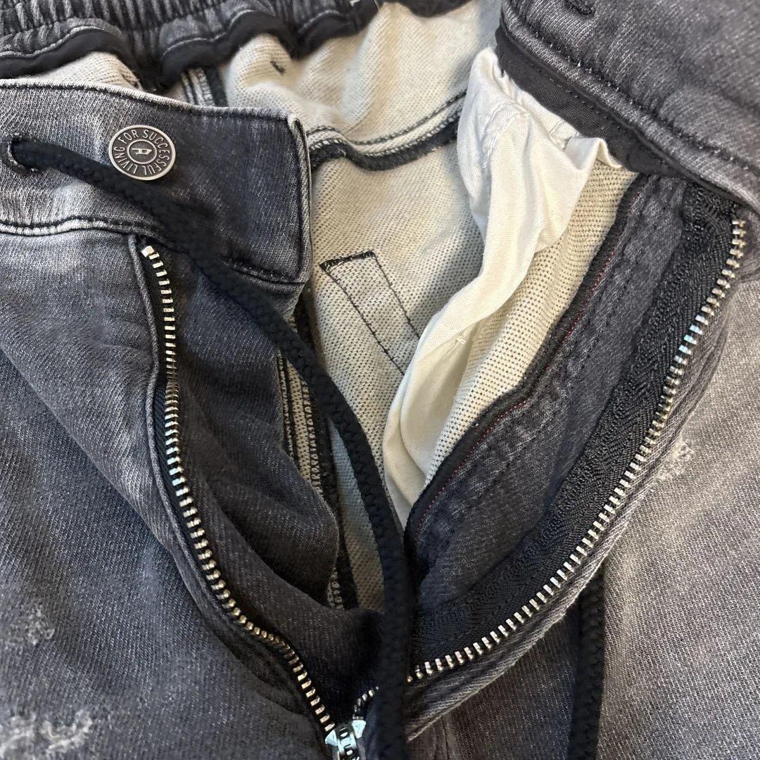 2025/Diesel 30 ダメージ加工 グレー デニムジーンズ