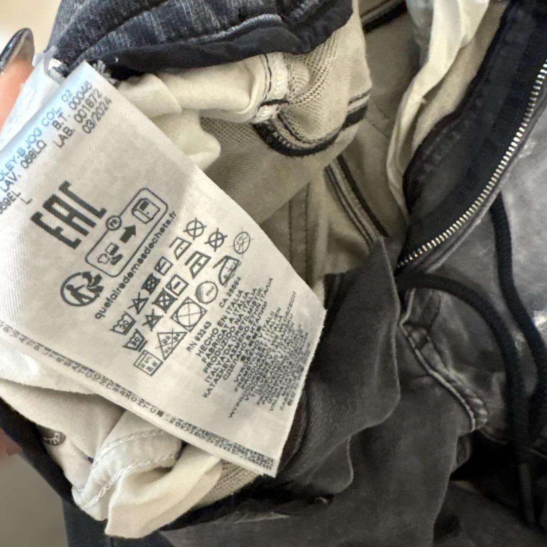 2025/Diesel 30 ダメージ加工 グレー デニムジーンズ