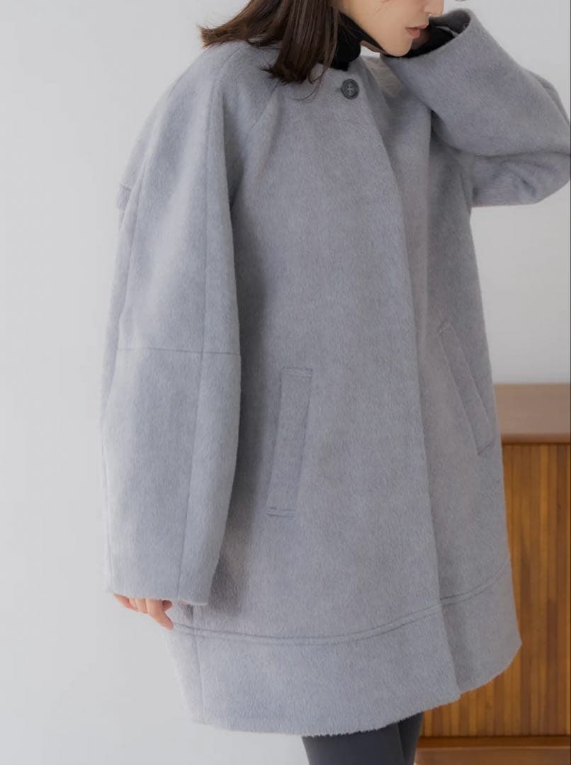 【現行】regleam コクーンシャギーコート 25AW 定価3.5万 大人気