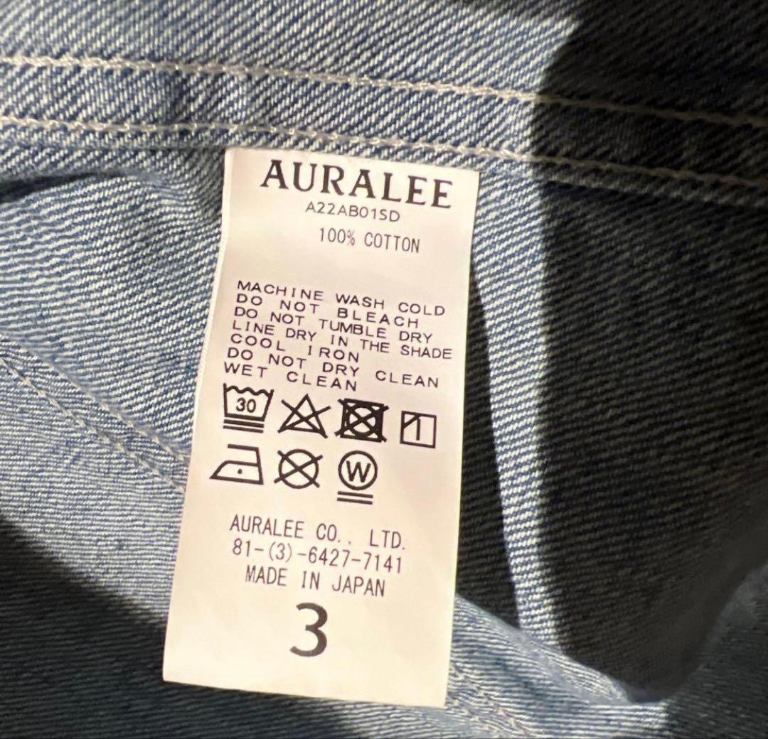 ジャケット・アウター AURALEE SELVEDGE LIGHT DENIM BLOUSON