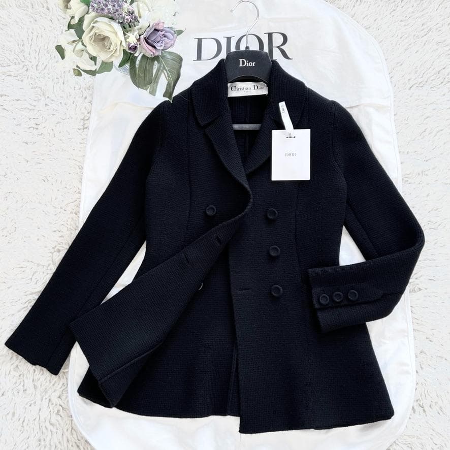 極美品★Christian Dior★雑誌掲載★ニット★名品★バージャケット