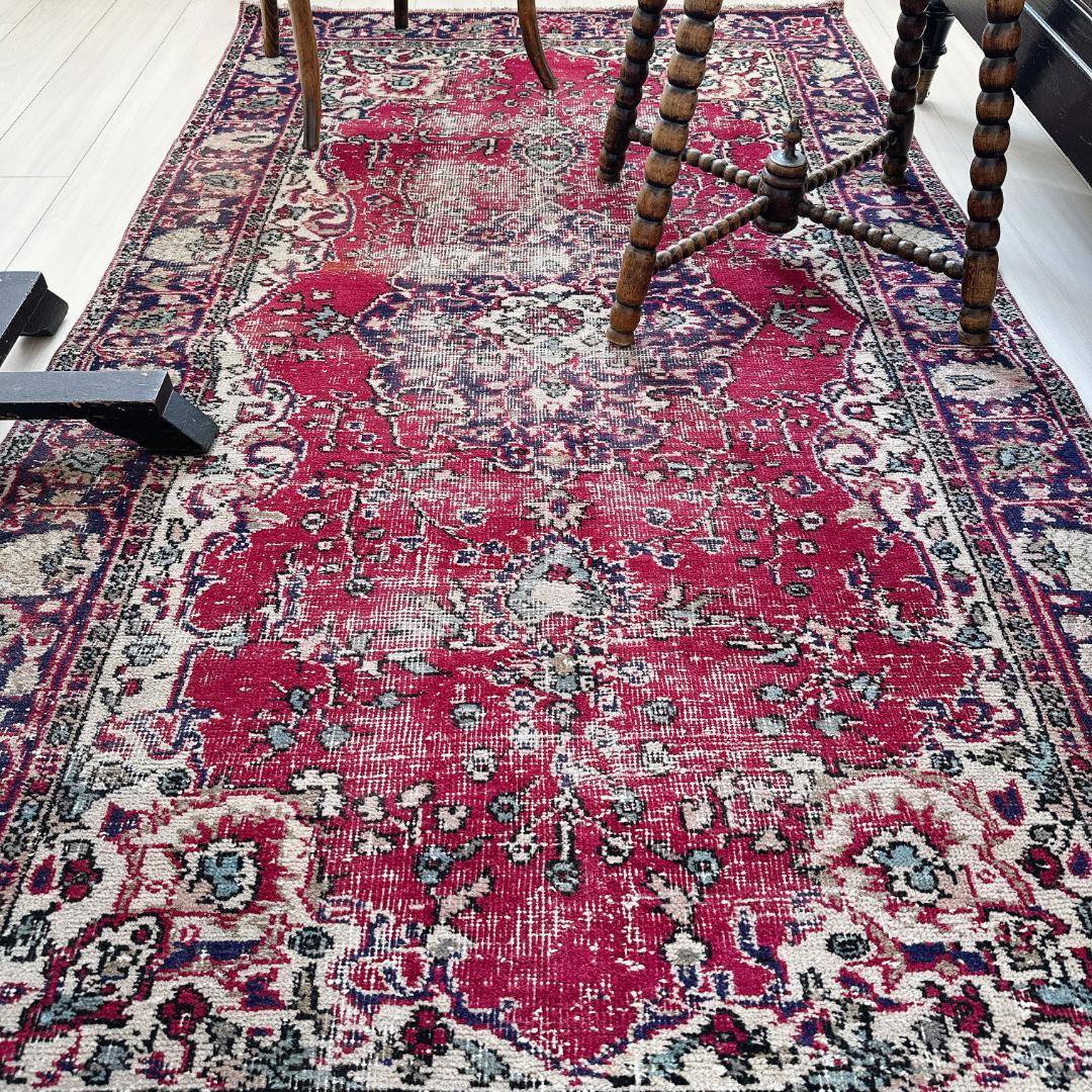 actn202 トルコ ヴィンテージラグ A112