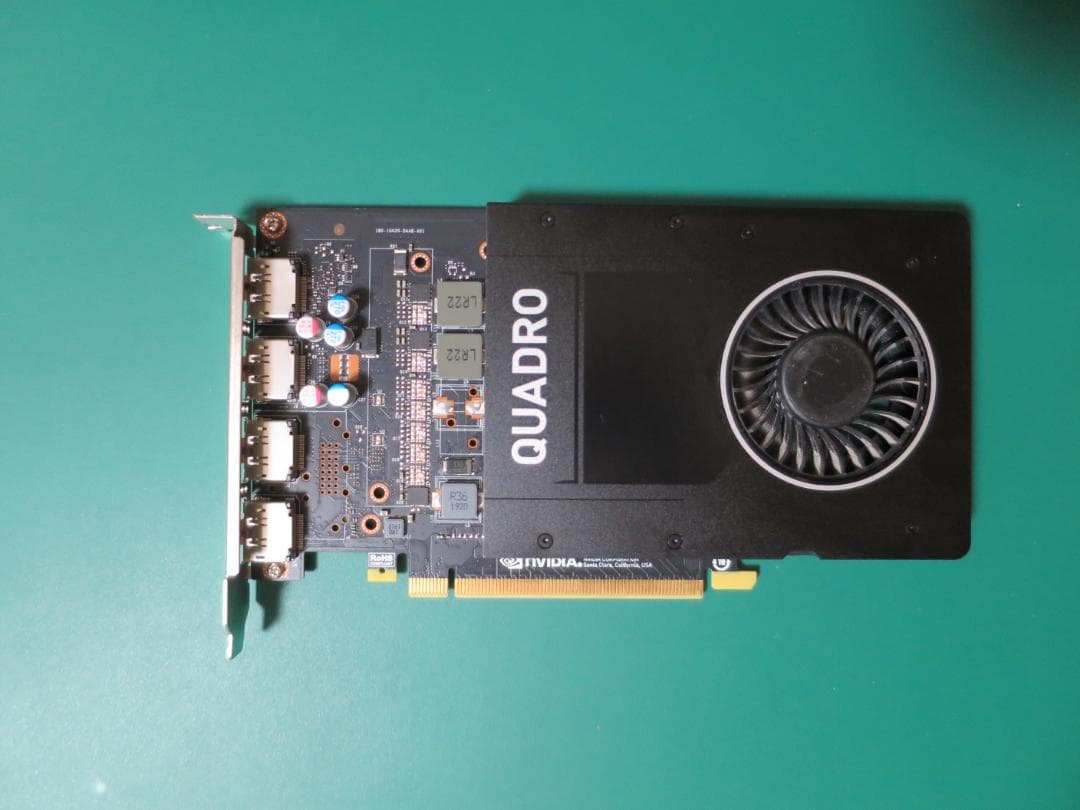 【中古】NVIDIA QuadroP2200 PCIExp 5GB GDDR5X