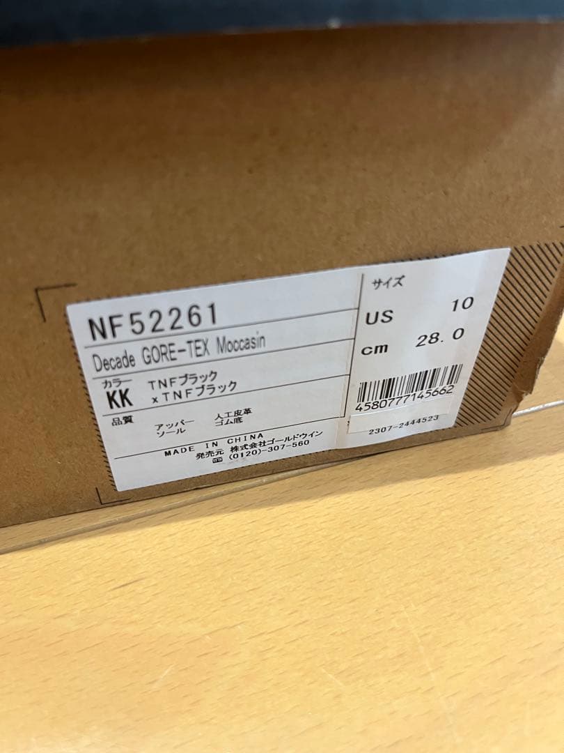 靴 THE NORTH FACE DECADE GORE-TEX MOCCASIN