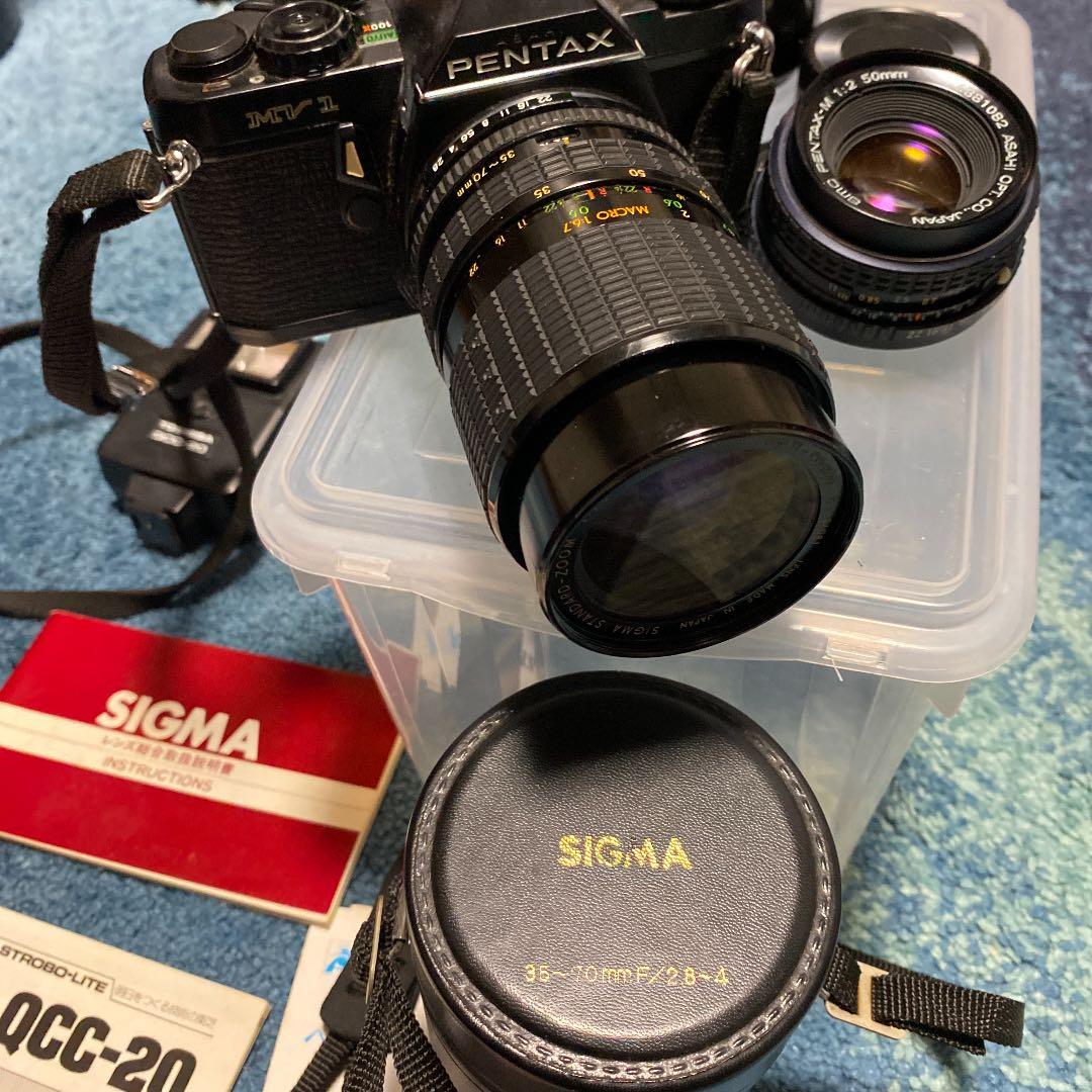 フィルムカメラ pentax mv1 sigma standard-zoom