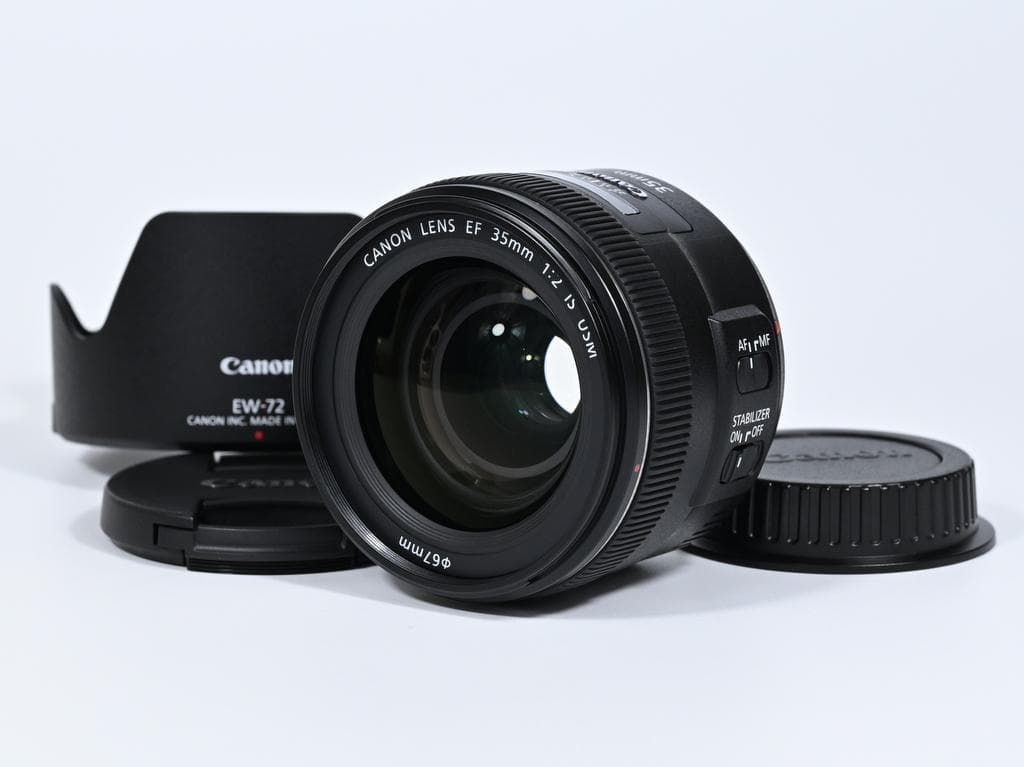【超美品】 キヤノン　Canon EF 35mm F2 IS USM