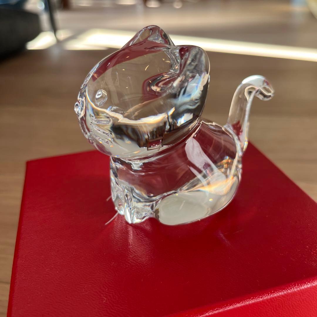 【新品】バカラ　ミニマルズキャット　猫　ネコ　ねこ置物　オブジェ