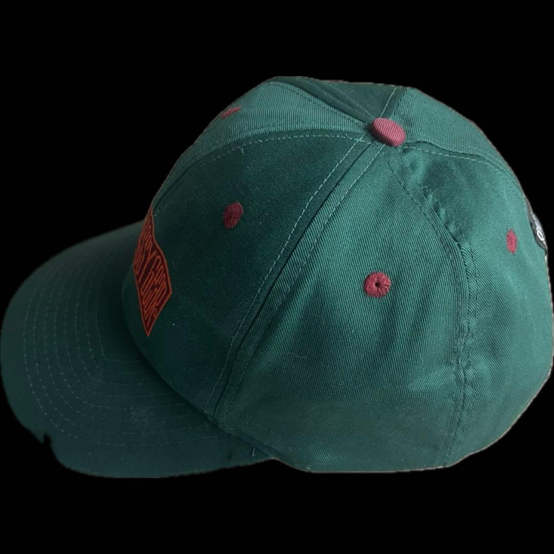 “アラドーナさま専用” stussy 刺繍ロゴ 6パネルキャップ 90s 緑