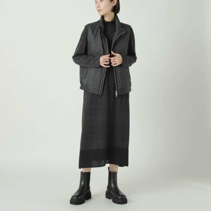 zucca ズッカ ベスト ジレ パデットエアー ブラック M