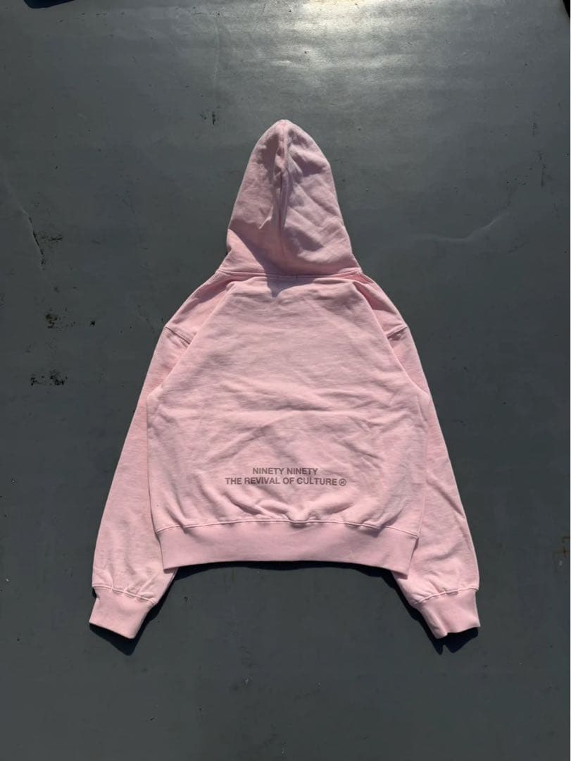 トップス 9090 OG Logo Assort Zip Hoodie pant pink