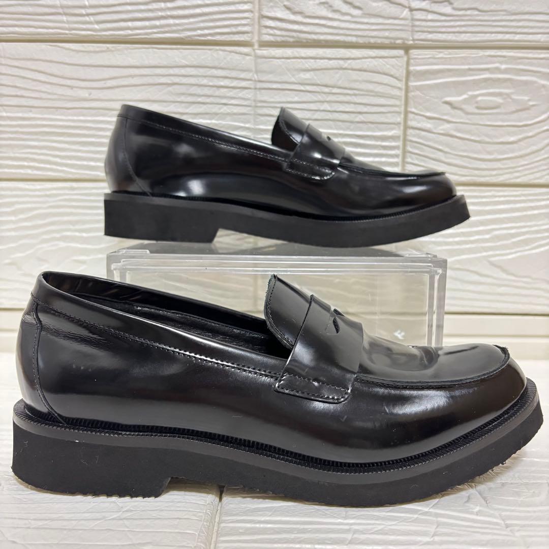 【未使用級】FABIO RUSCONI ローファー 厚底 ブラック 35