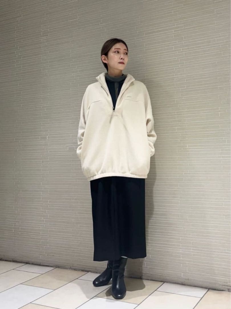 【別注】Americana アメリカーナ フリース　ハーフジップ　プルオーバー