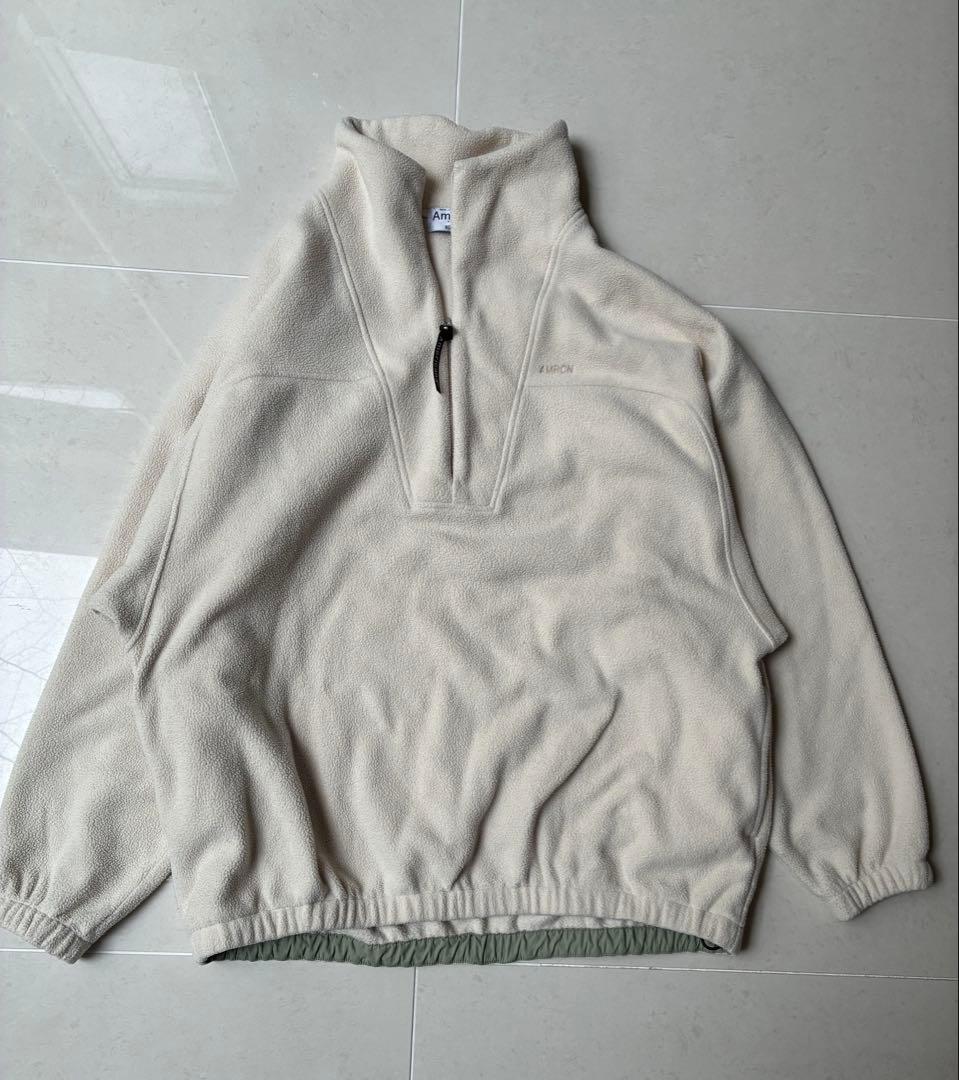 【別注】Americana アメリカーナ フリース　ハーフジップ　プルオーバー