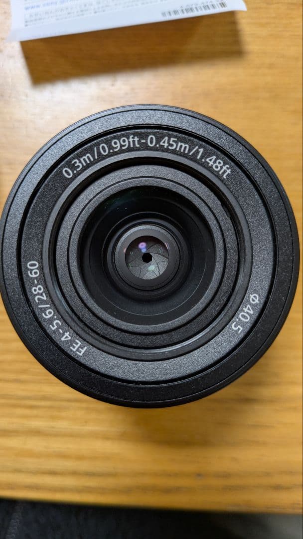 SONY FE 28-60mm F4-5.6 レンズ