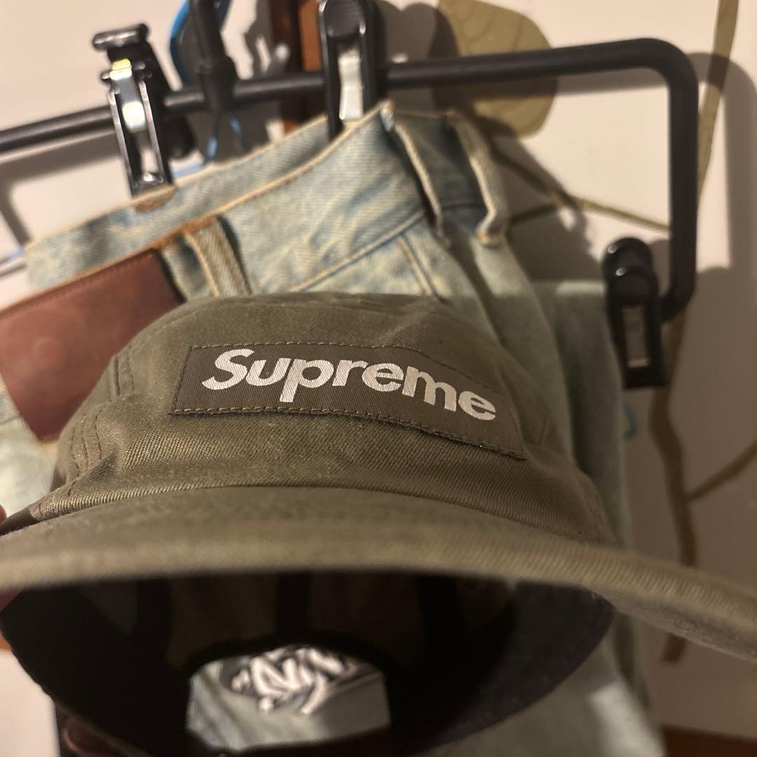 Supreme オリーブ色 キャップ
