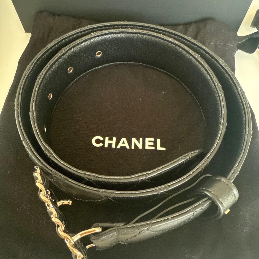 Mさん専用　CHANEL ブラック キルティング ベルト