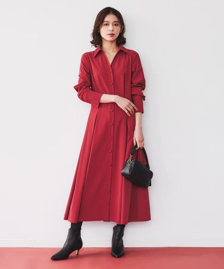 新品未使用　アンタイトル　シャツドレス　M　ワンピース