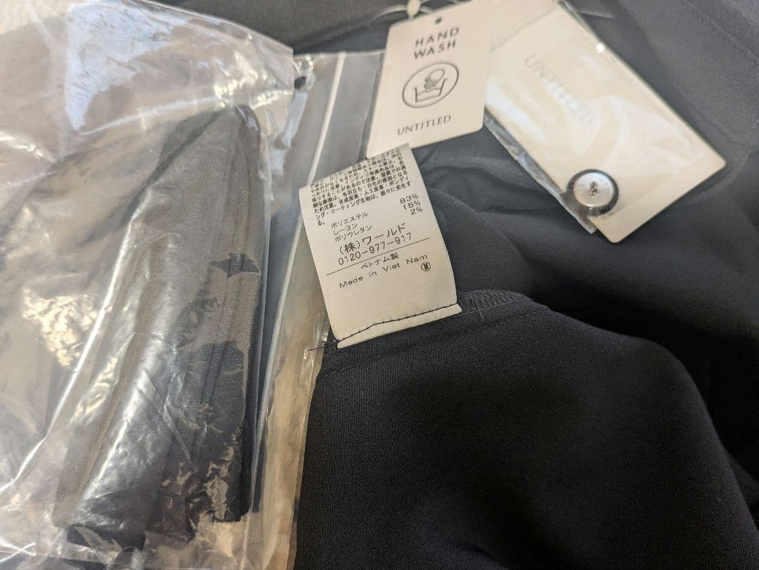 新品未使用　アンタイトル　シャツドレス　M　ワンピース