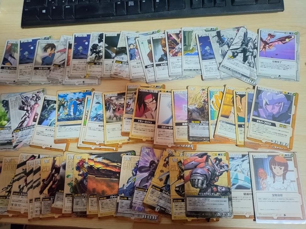 ガンダムウォー　白　茶　セット