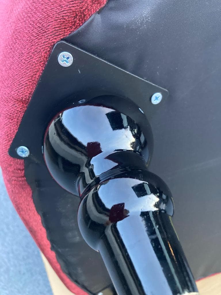 ヴィンセント　チェスターフィールド　1人掛けソファ　ベルベット　レッド