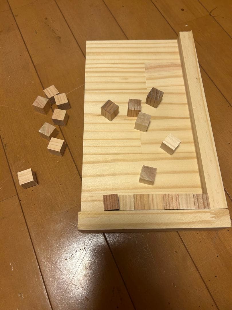 自作スピーカー 杉と桧の寄木細工