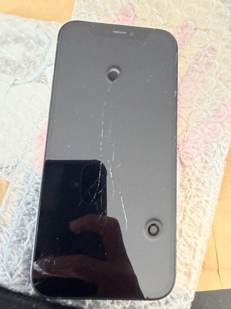 iPhone12 ジャンク品　画面破損　スマートフォン本体　128ギガ