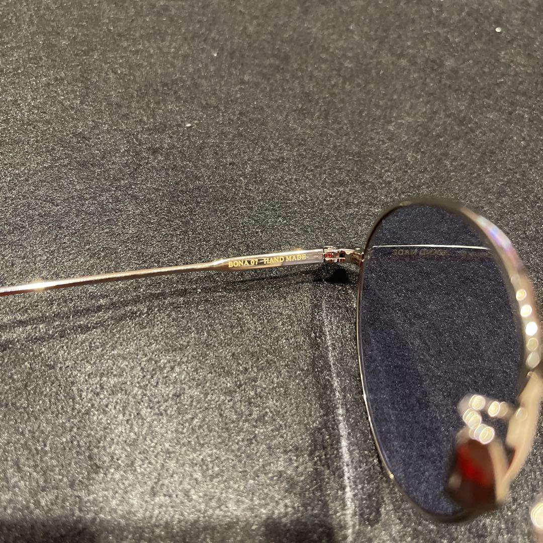 ADSR メタルラウンドサングラス ブルー