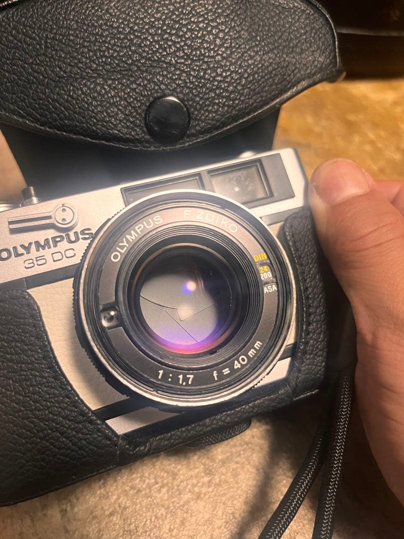 Olympus 35dc  白レザー美品