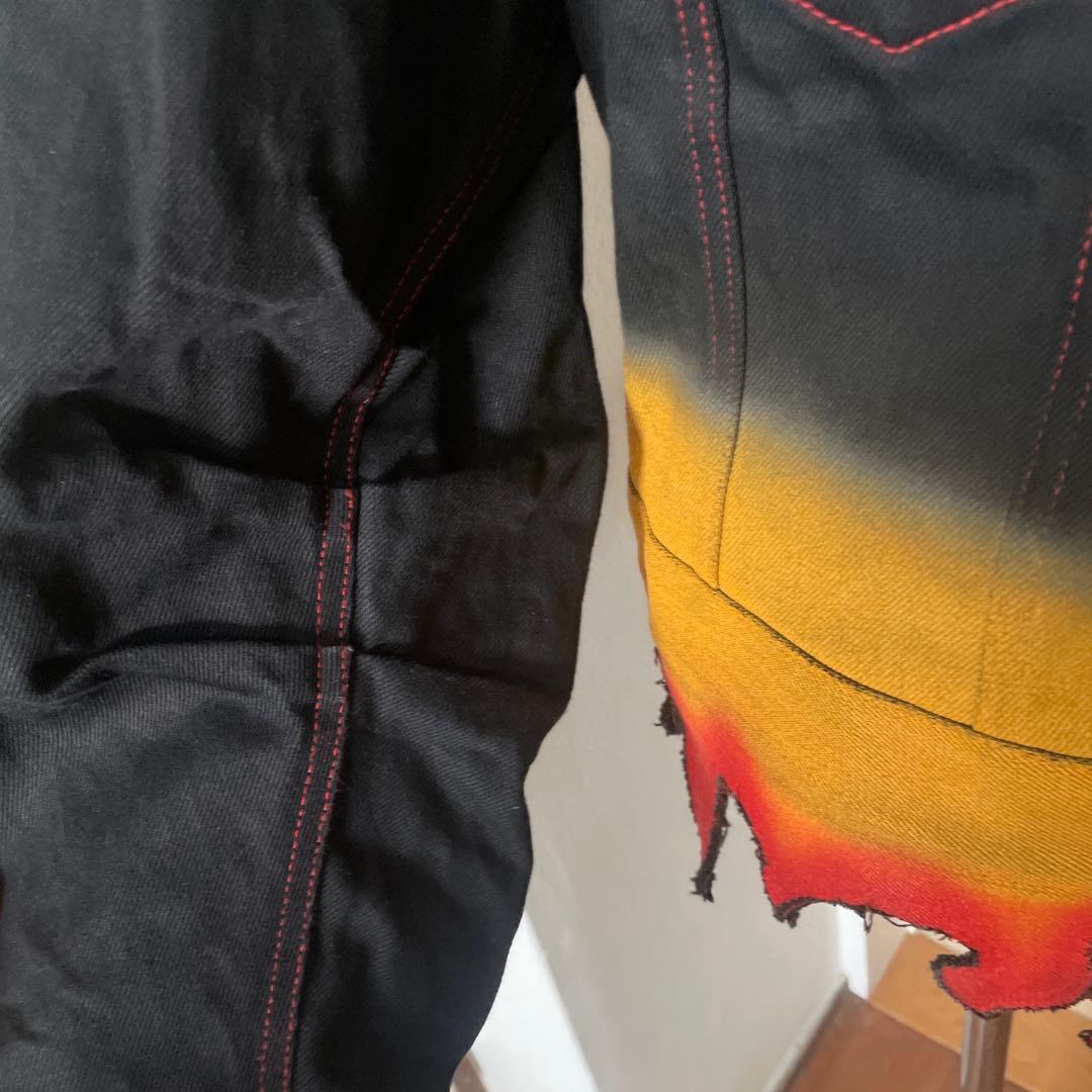 希少　テンダーパーソン【あのちゃん着用】フレイムヘムジャケット　Gジャン　デニム