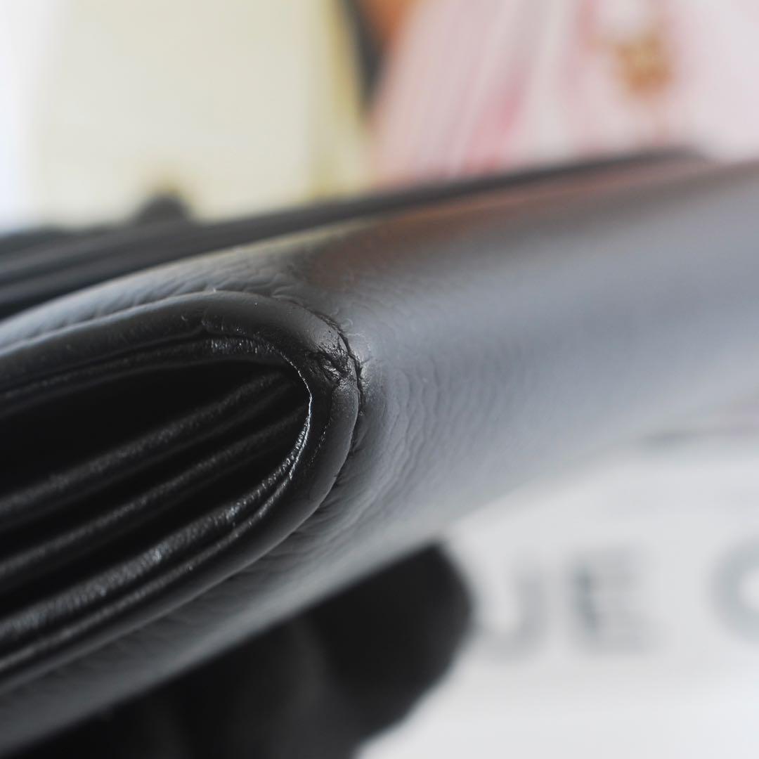 美品＊CHANEL＊シャネル＊キャビアスキン＊長財布＊フラップウォレット＊ココ