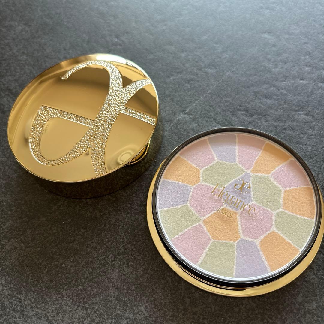新品　Elegance プレストパウダー マルチカラー