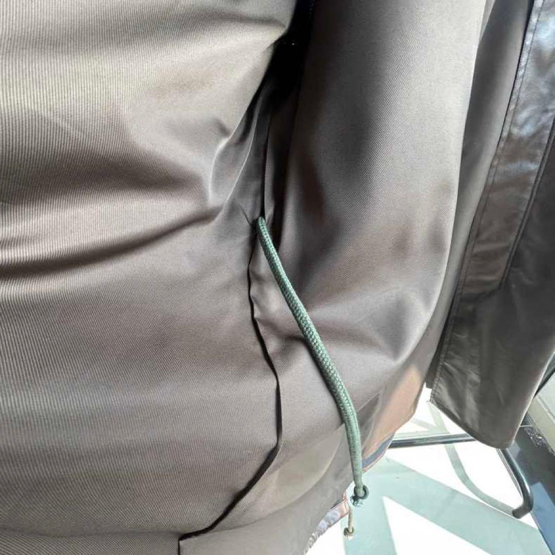 masion specialメゾンスペシャル2WAYレザーコートロングブラウン