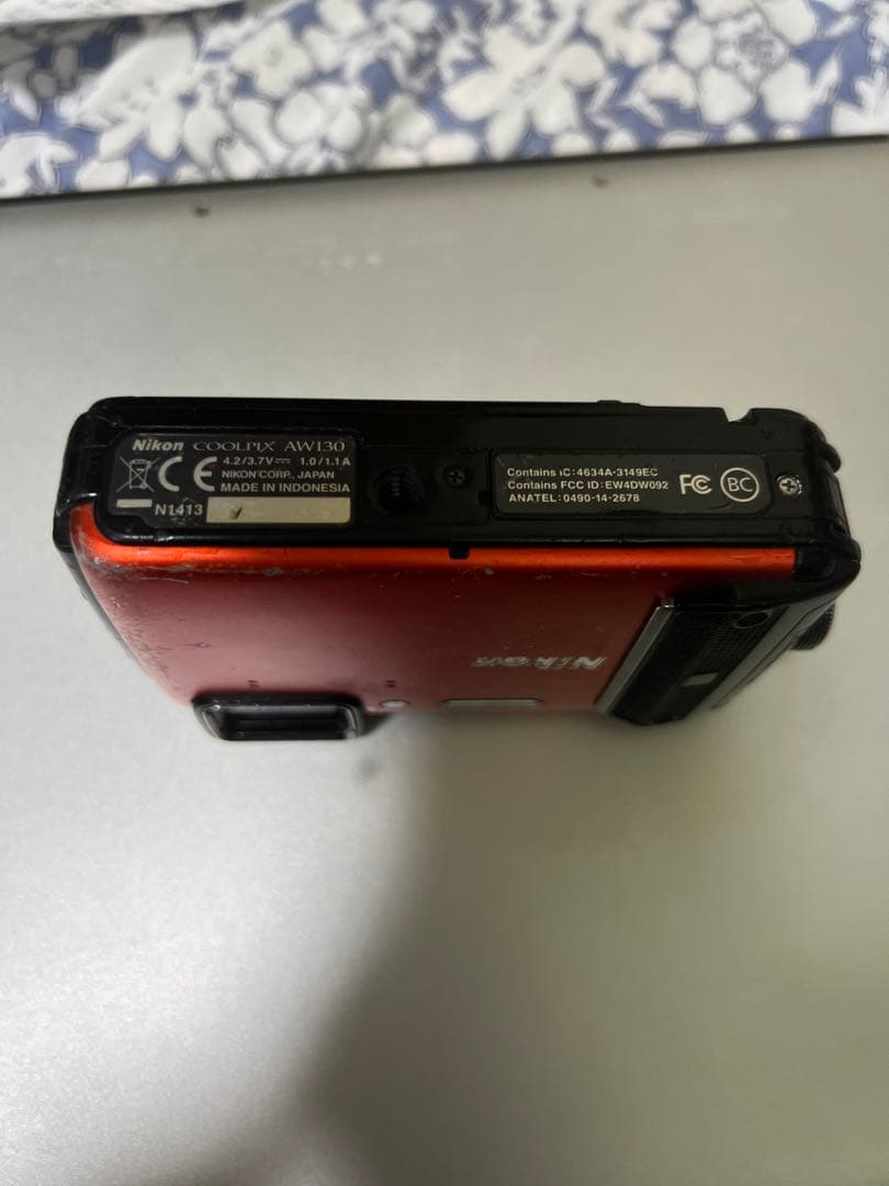 t*u様 NikonニコンcoolpixAW130 オレンジ　本体、バッテリーの