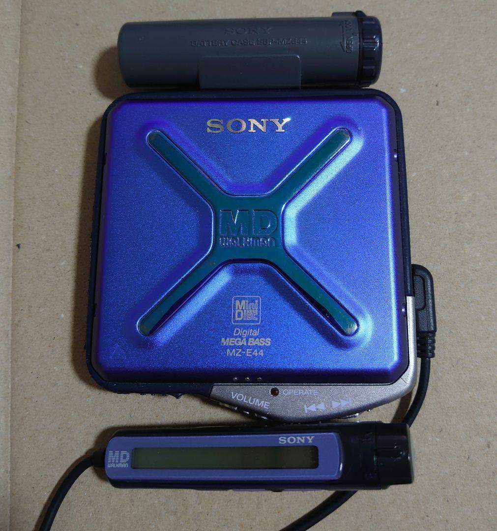 SONY MZ-E44 ポータブルMDプレーヤー