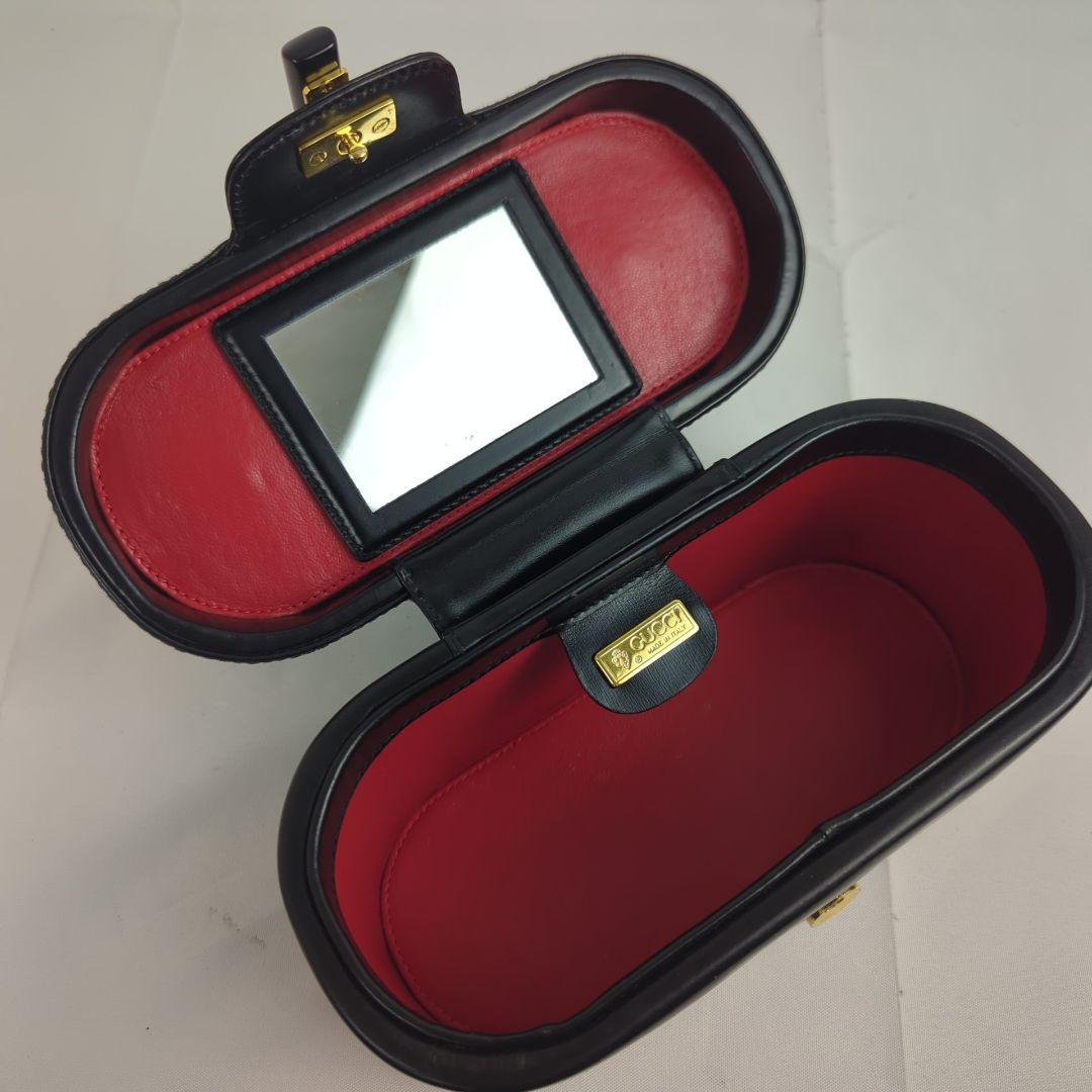 GUCCI グッチ バニティ バッグ ハンドバッグ プラハンドル ターンロック